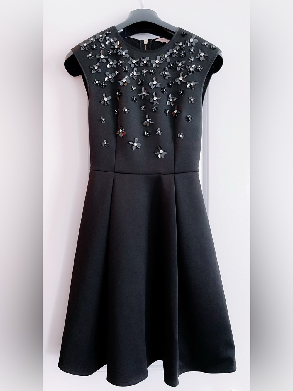 Ted Baker Black Dress with Flowers